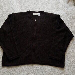 Elisbeth by Liz Claiborne Zip Up Sweater Women's 3 (3X)